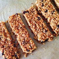 Healthy granola bar recipe